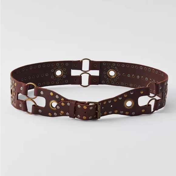 URBAN OUTFITTERS Double-Strap Studded Belt - Picture 2 of 3